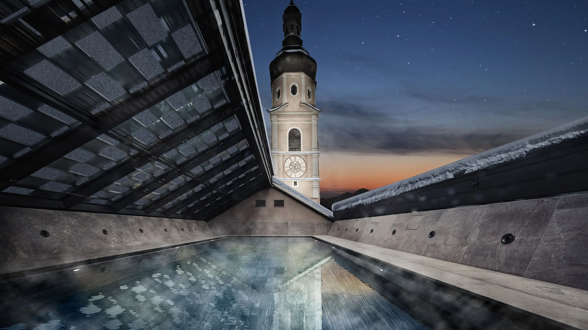 Sky pool in South Tyrol: Hotel Lamm