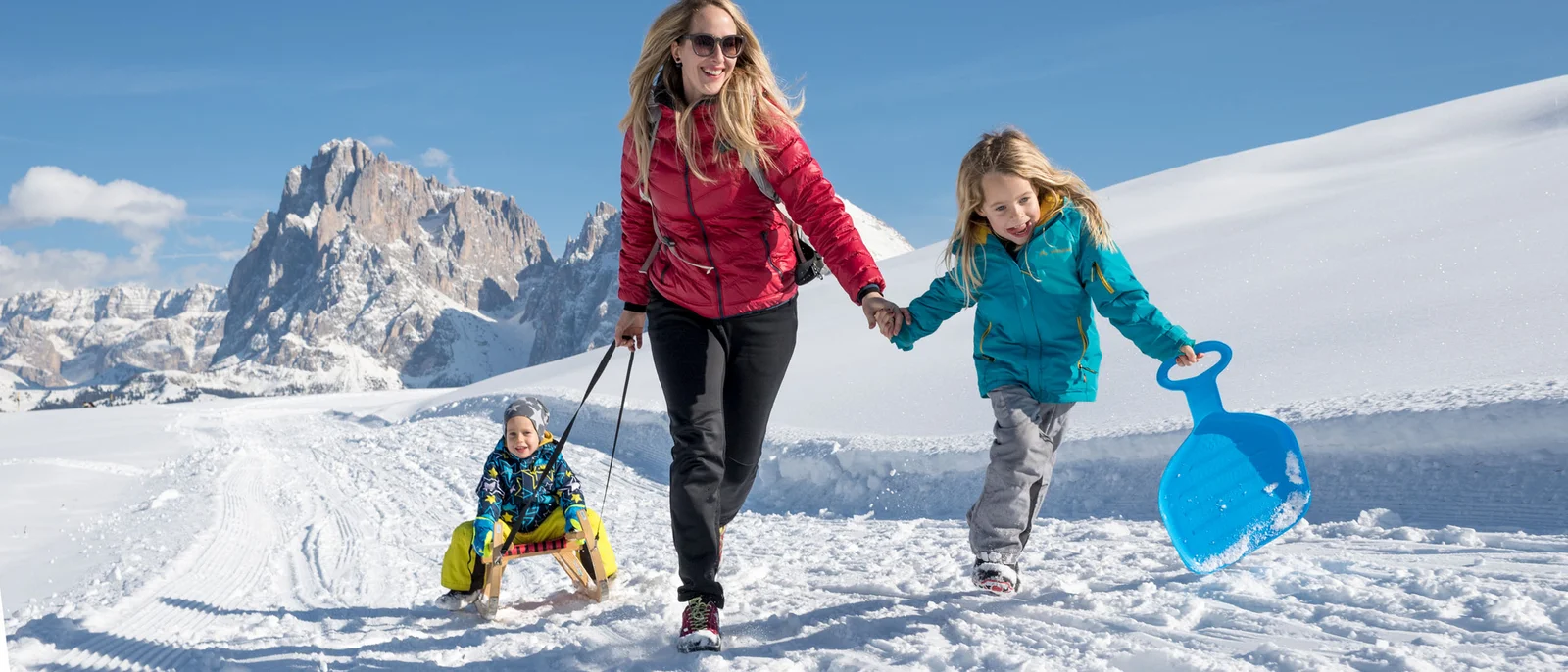 In slittino sull’Alpe di Siusi: il divertimento vi attende!